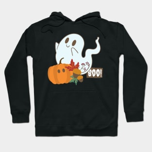 Halloween boooo cute ghost and pampkin Happy Halloween tpween2022 Hoodie